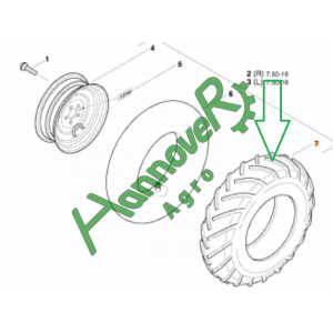 Колесо  Optima Kverneland AC496826 (АС496826)